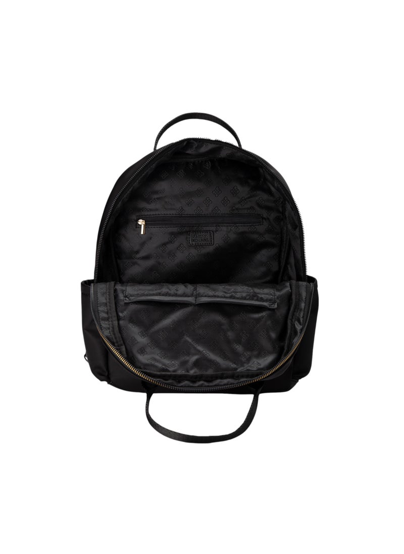 Embellished Top Handle Backpack Black