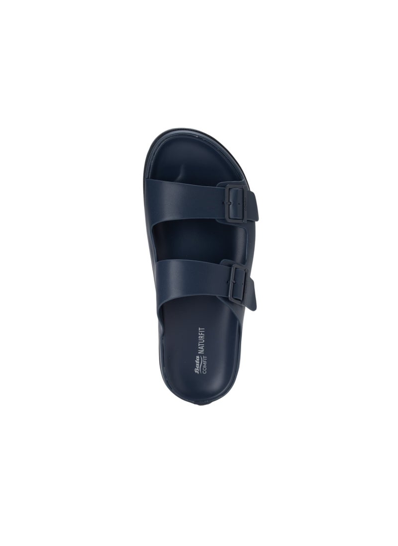 Double Strap Slide Sandals