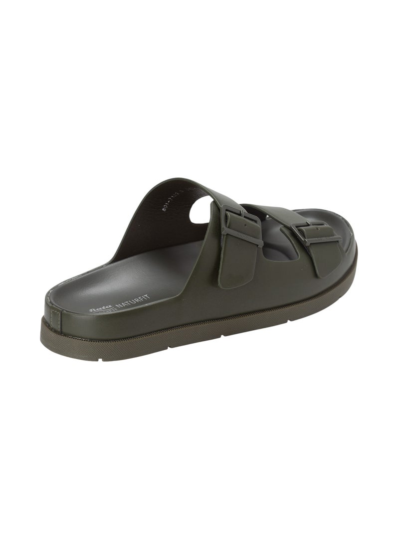 Double Strap Slide Sandals