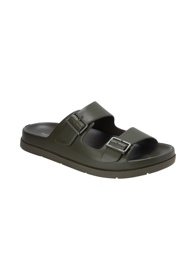 Double Strap Slide Sandals
