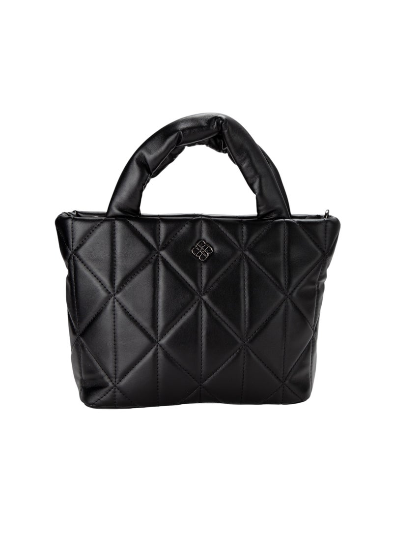 Quilted Top Handle Bag