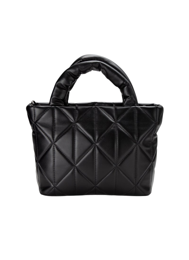 Quilted Top Handle Bag