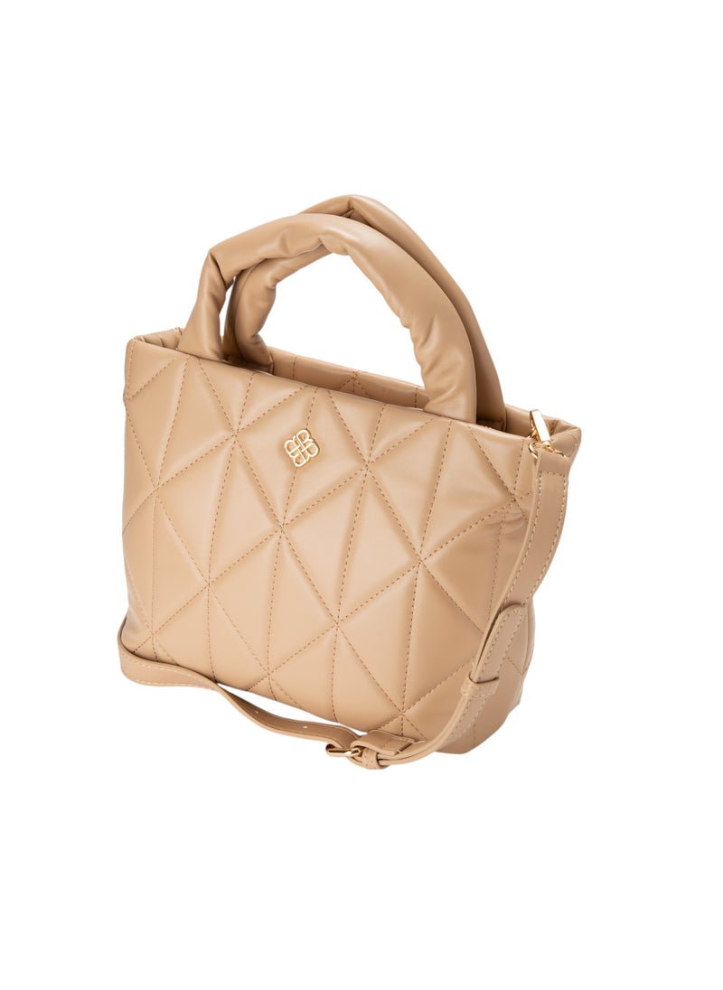 Quilted Top Handle Bag