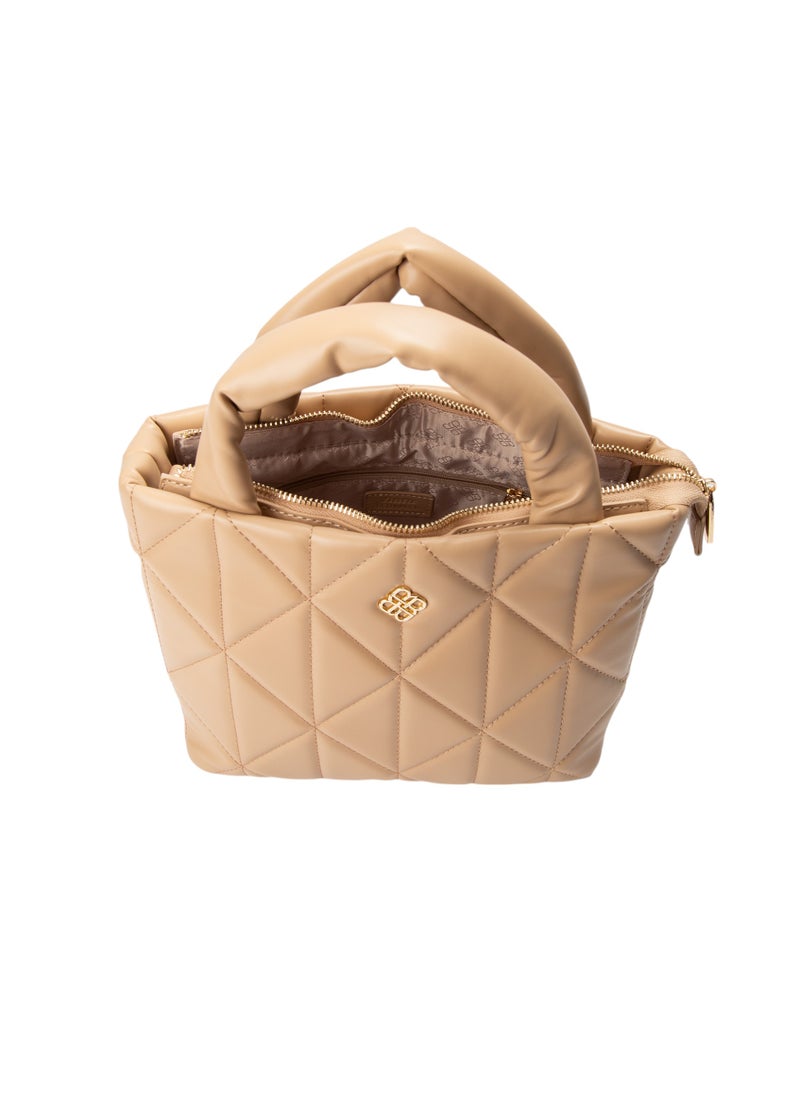 Quilted Top Handle Bag