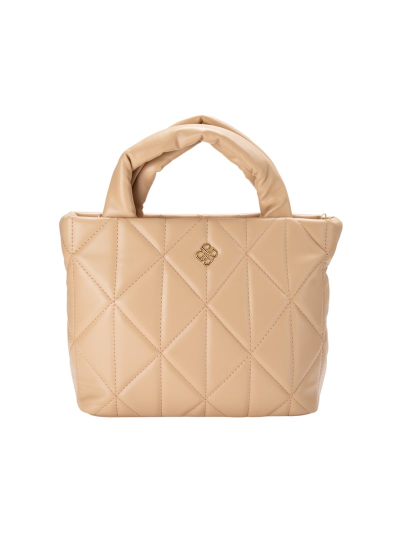 Quilted Top Handle Bag