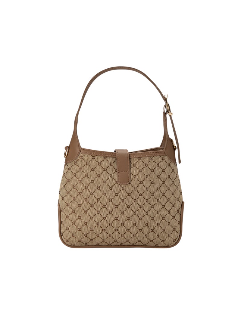 Embroidered Top Handle Bag