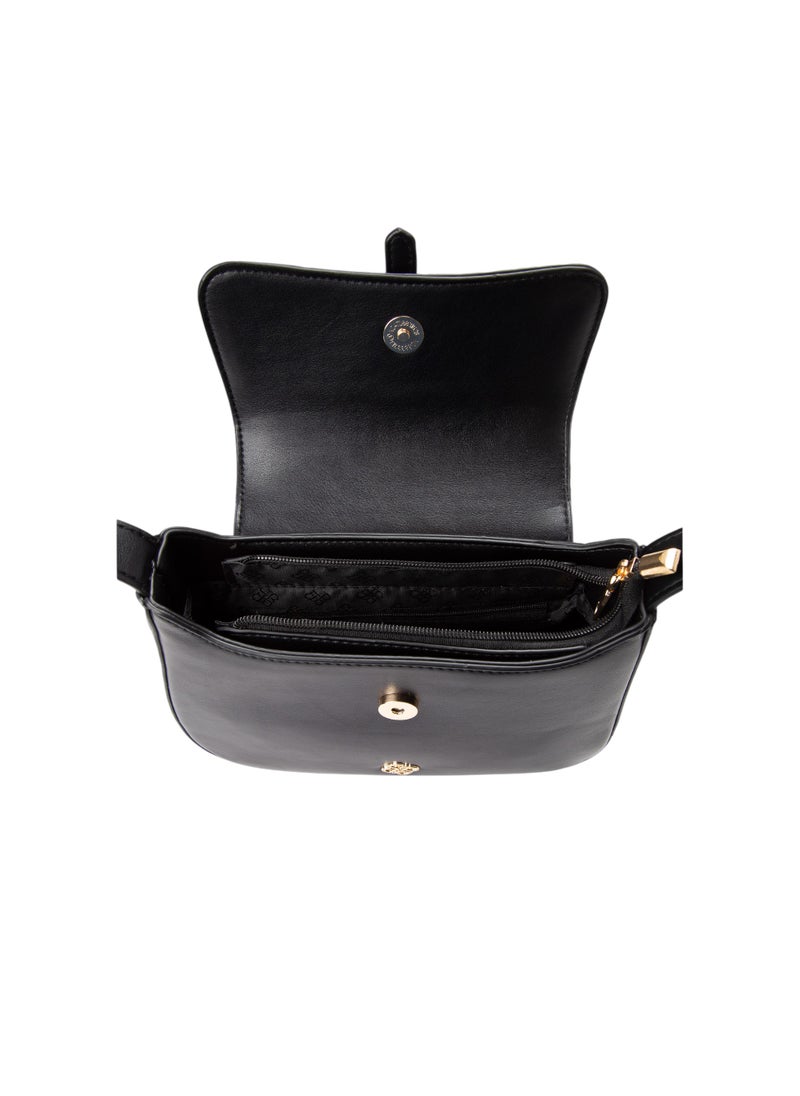 Mini Top Handle Bag Black