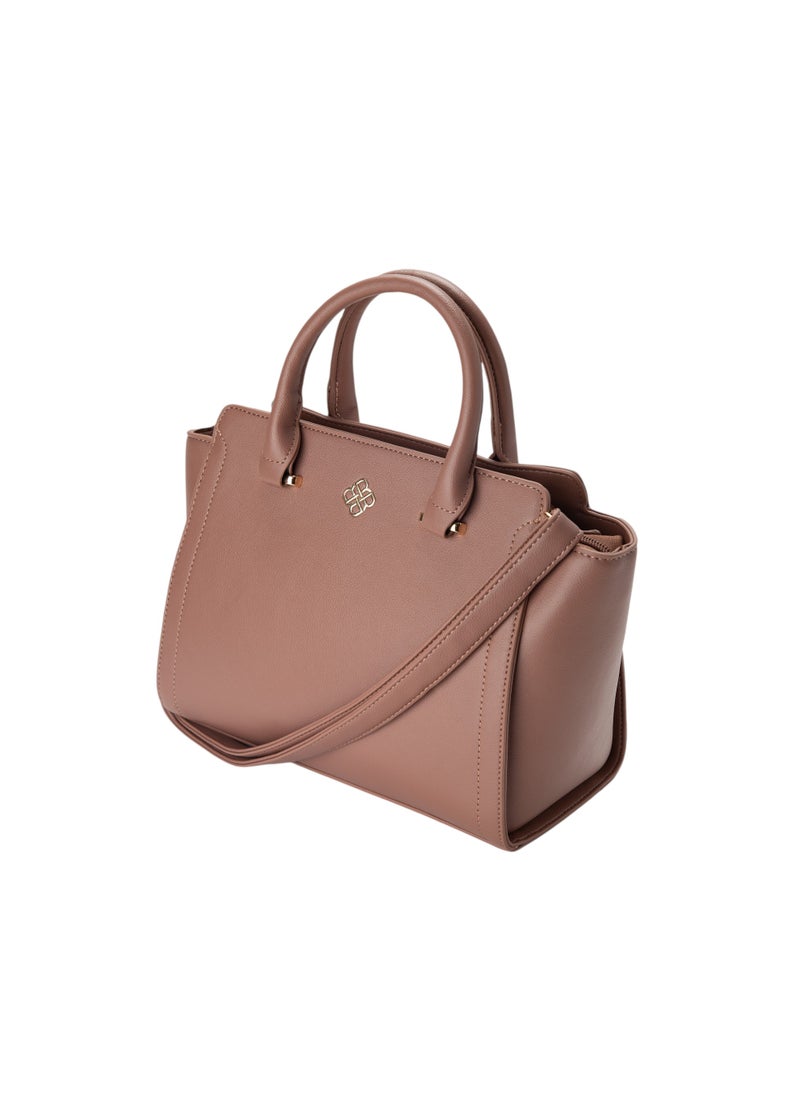 Textured Top Handle Bag