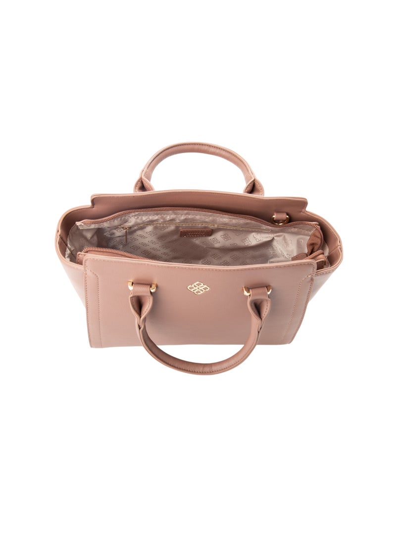 Textured Top Handle Bag