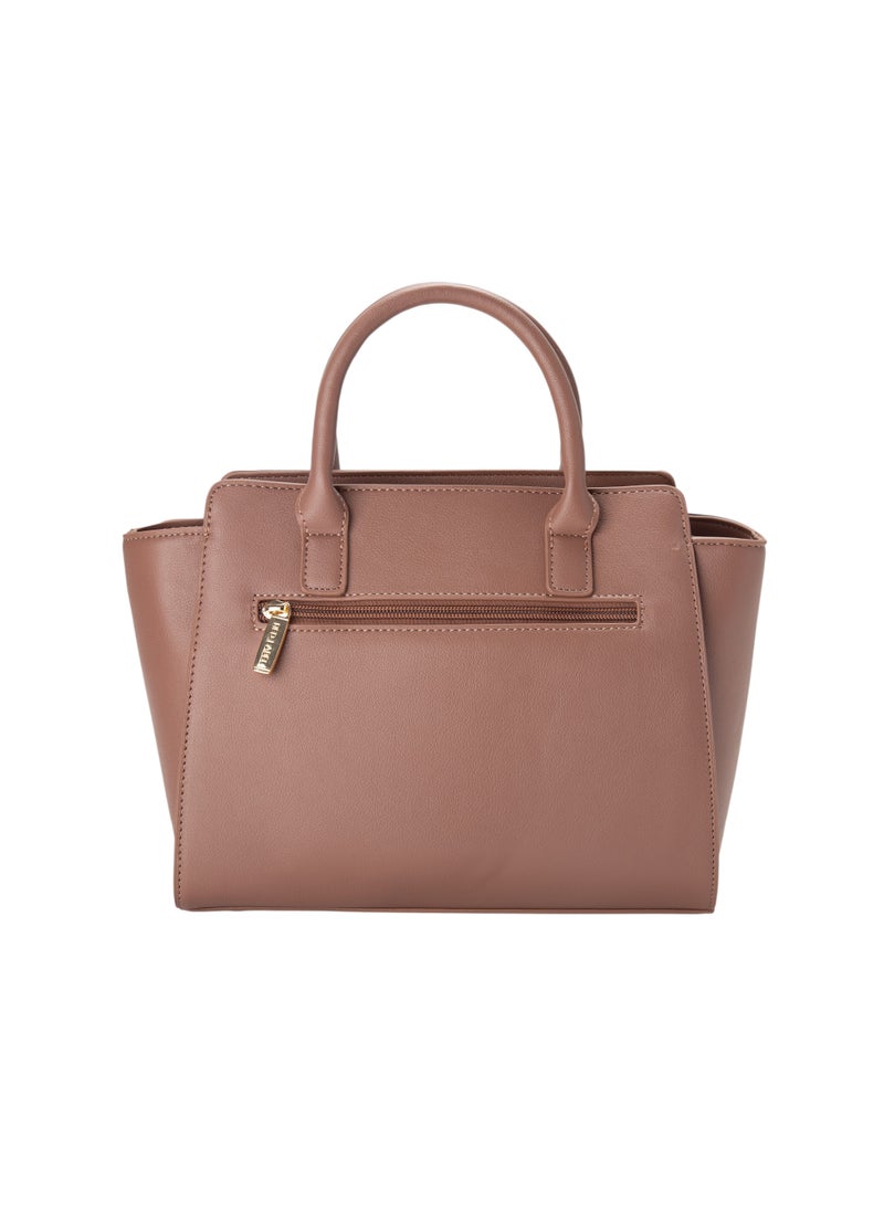 Textured Top Handle Bag