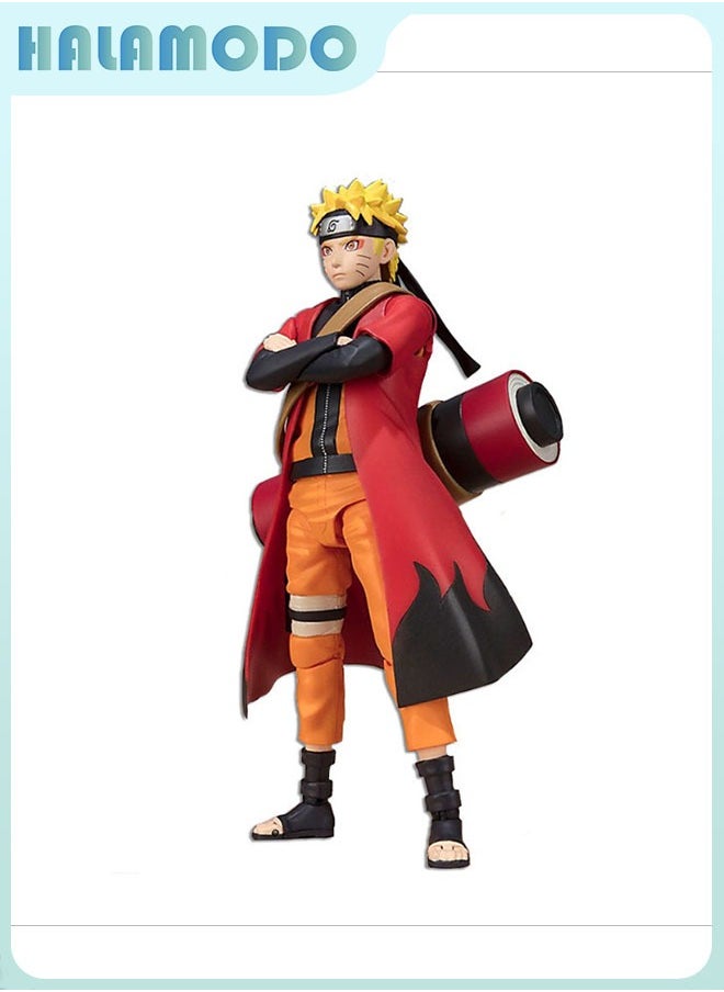 Naruto Uzumaki Joint Movable 3rd Generation Large Spiral Maru figurine Model Figurine, 14cm