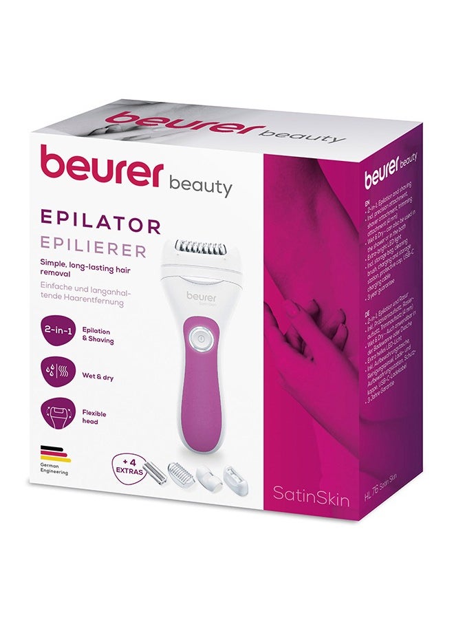 Epilator And Shaver With Attachments |Hl76 | Premium Hair Removal Tools For Women
