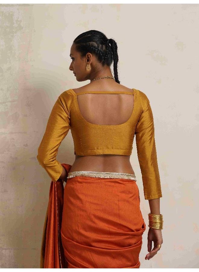 Gold Silk Blouse