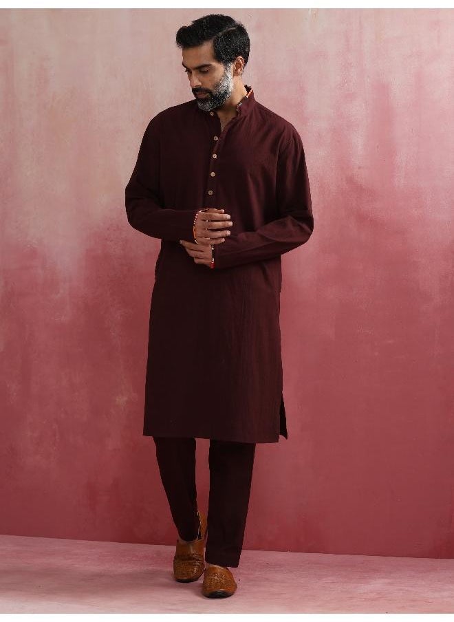 Men's Cola Mandarin Collar Kurta