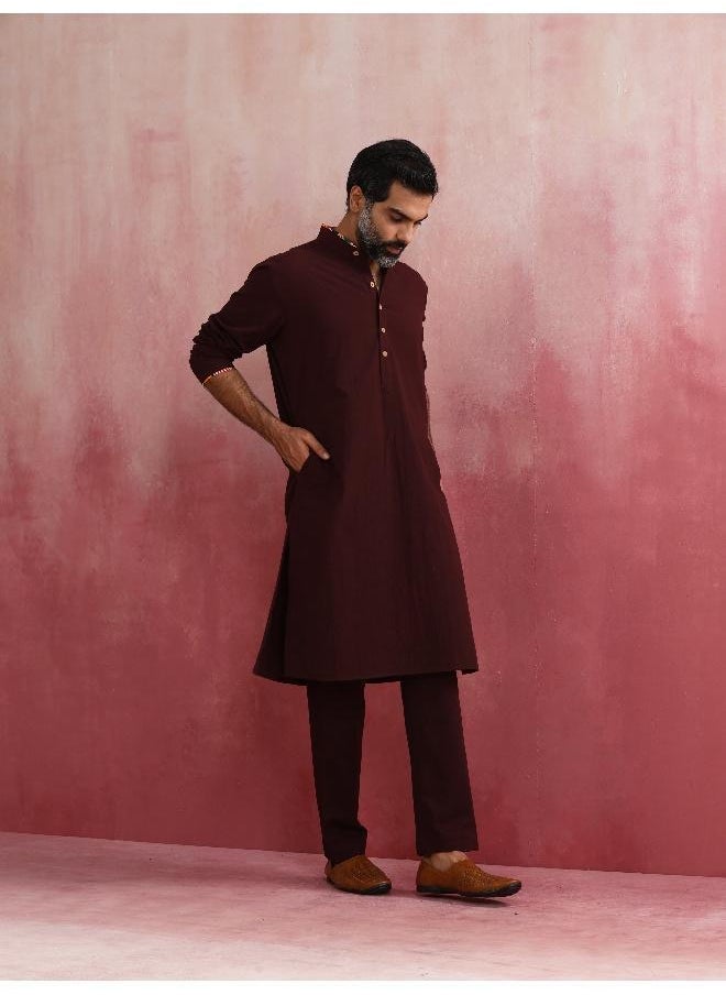 Men's Cola Mandarin Collar Kurta