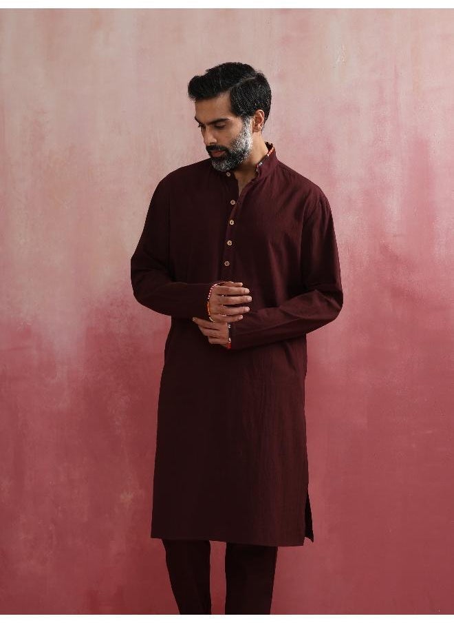 Men's Cola Mandarin Collar Kurta