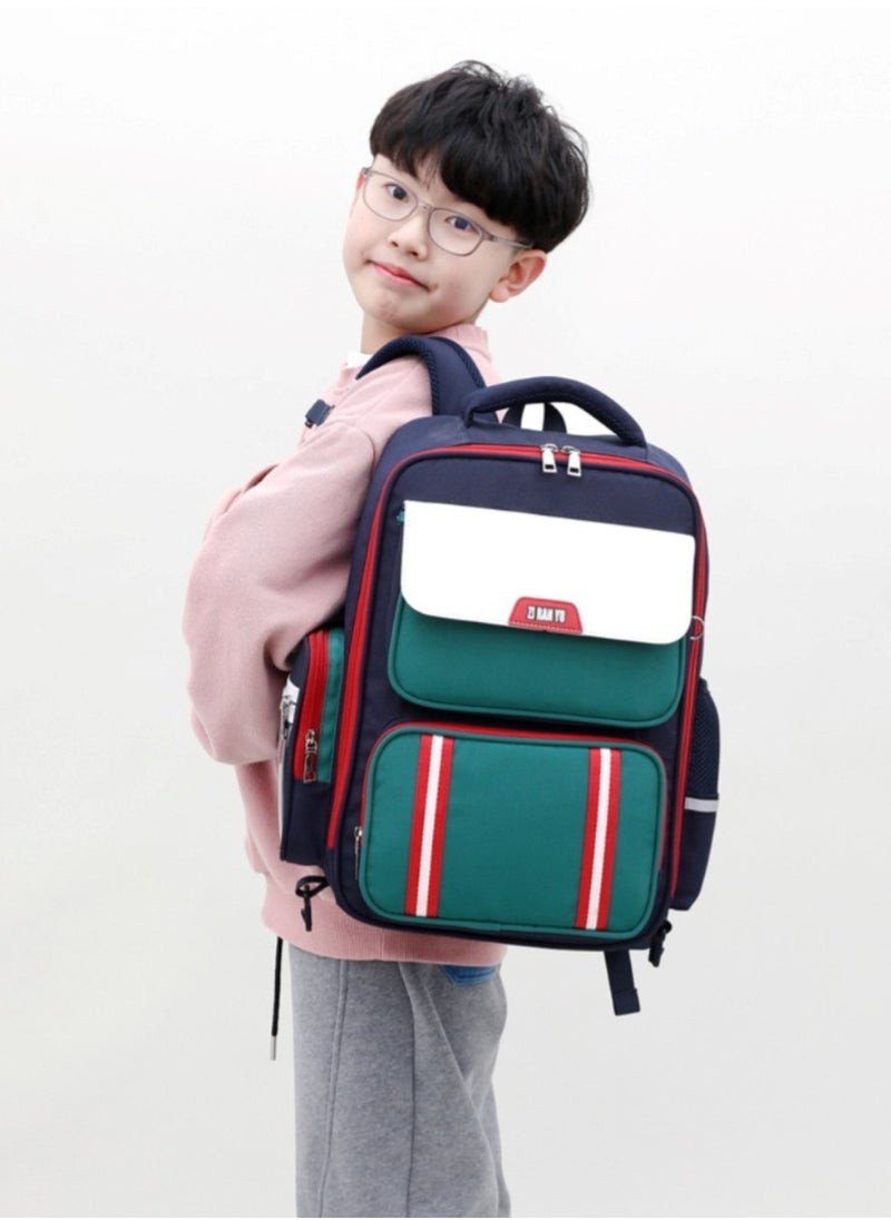 2-Wheel Kids Trolley Backpack Stylish and Durable School Bag for Students Assorted