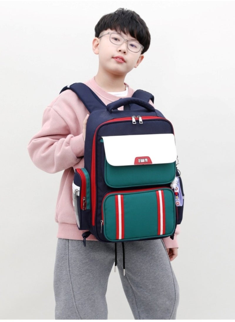 2-Wheel Kids Trolley Backpack Stylish and Durable School Bag for Students Assorted