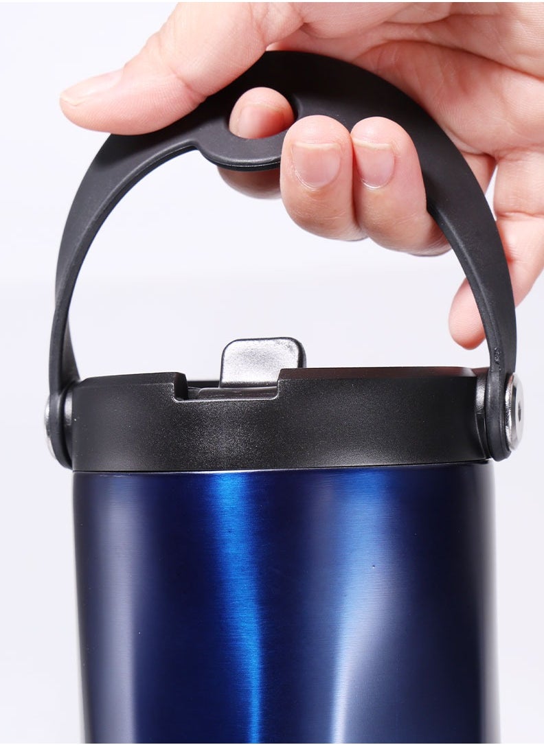 Botella Insulated Water Bottle Explorer - Leakproof Stainless Steel, Outdoor Travel 900ml ,  Metallic Blue