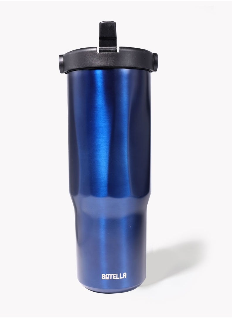 Botella Insulated Water Bottle Explorer - Leakproof Stainless Steel, Outdoor Travel 900ml ,  Metallic Blue