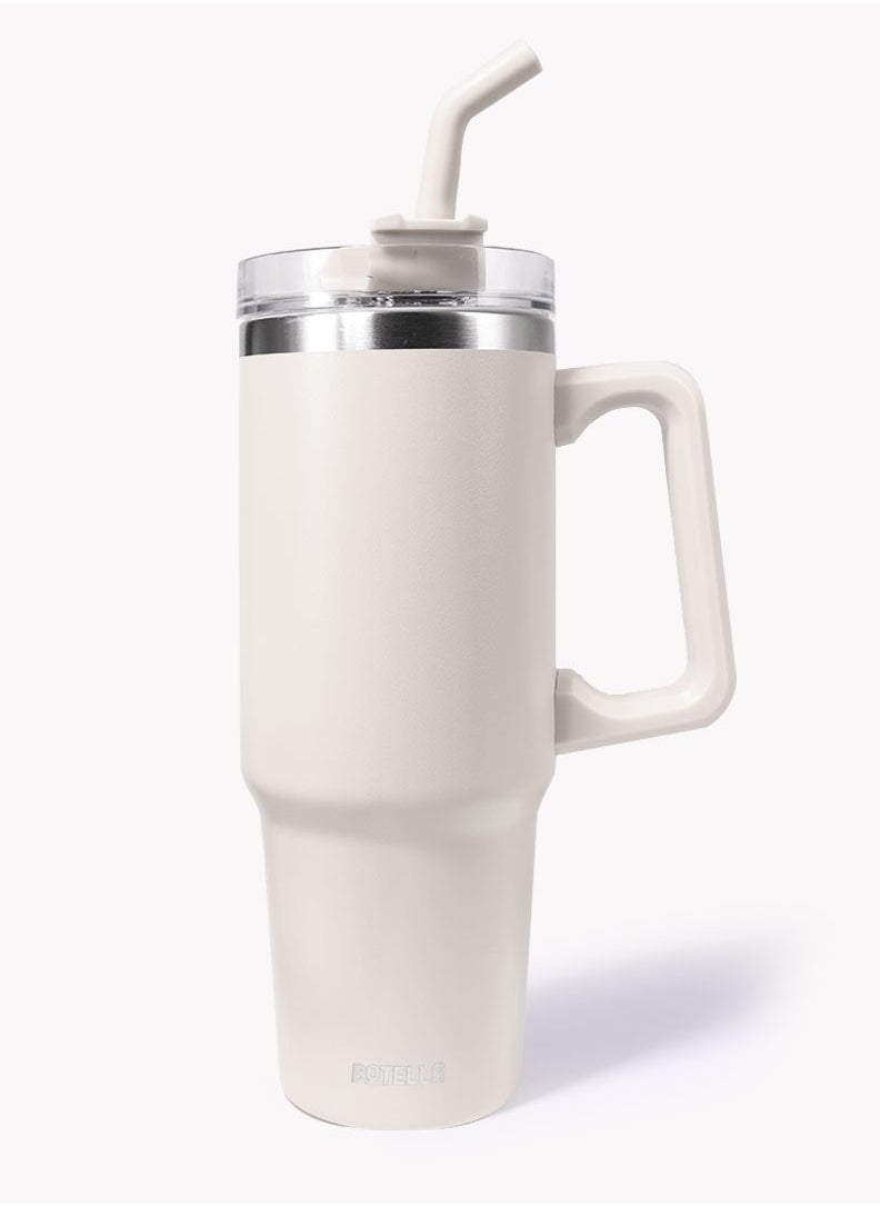 Botella Insulated Water Bottle MegaFlask - Leakproof Stainless Steel, Sports & Outdoor 900ml, Grey