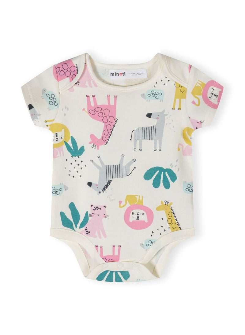 7-Pack Short Sleeve Baby Bodysuits with Snap Closures