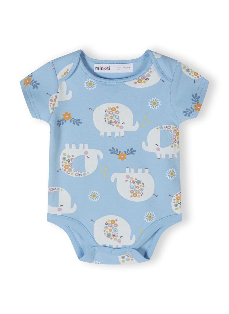 7-Pack Short Sleeve Baby Bodysuits with Snap Closures