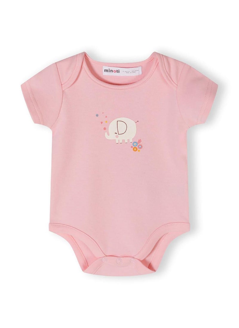 7-Pack Short Sleeve Baby Bodysuits with Snap Closures