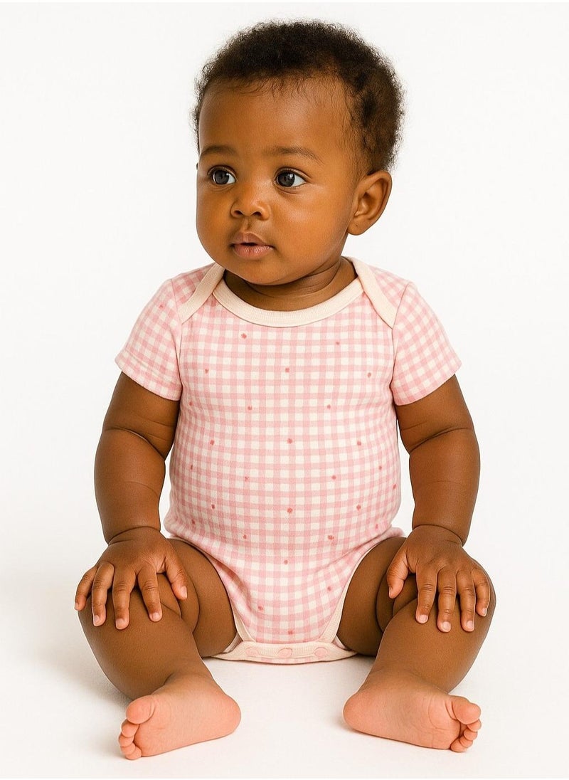 7-Pack Short Sleeve Baby Bodysuits with Snap Closures