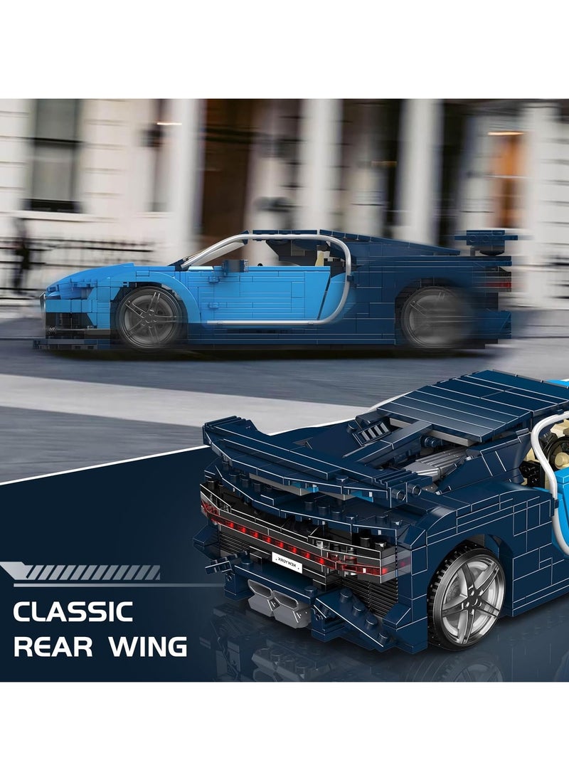 Speed Champion Sports car Building Kits, Race Car Building Sets, Classic Super Car show model, Adult built collectibles, Teen Toys for Boys and Girls gifts (1222 PCS) 10111