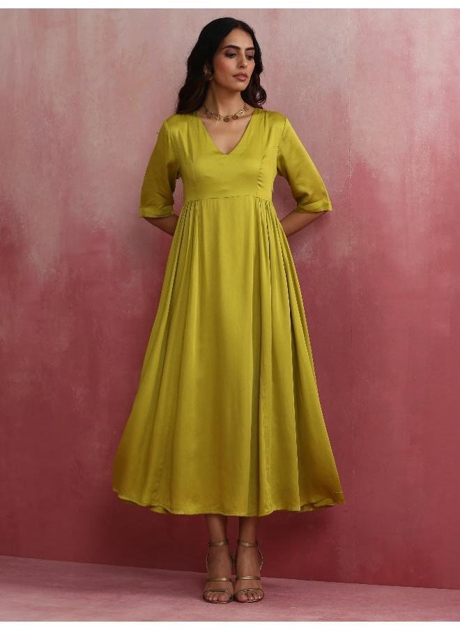 Modal Lime Green Dress