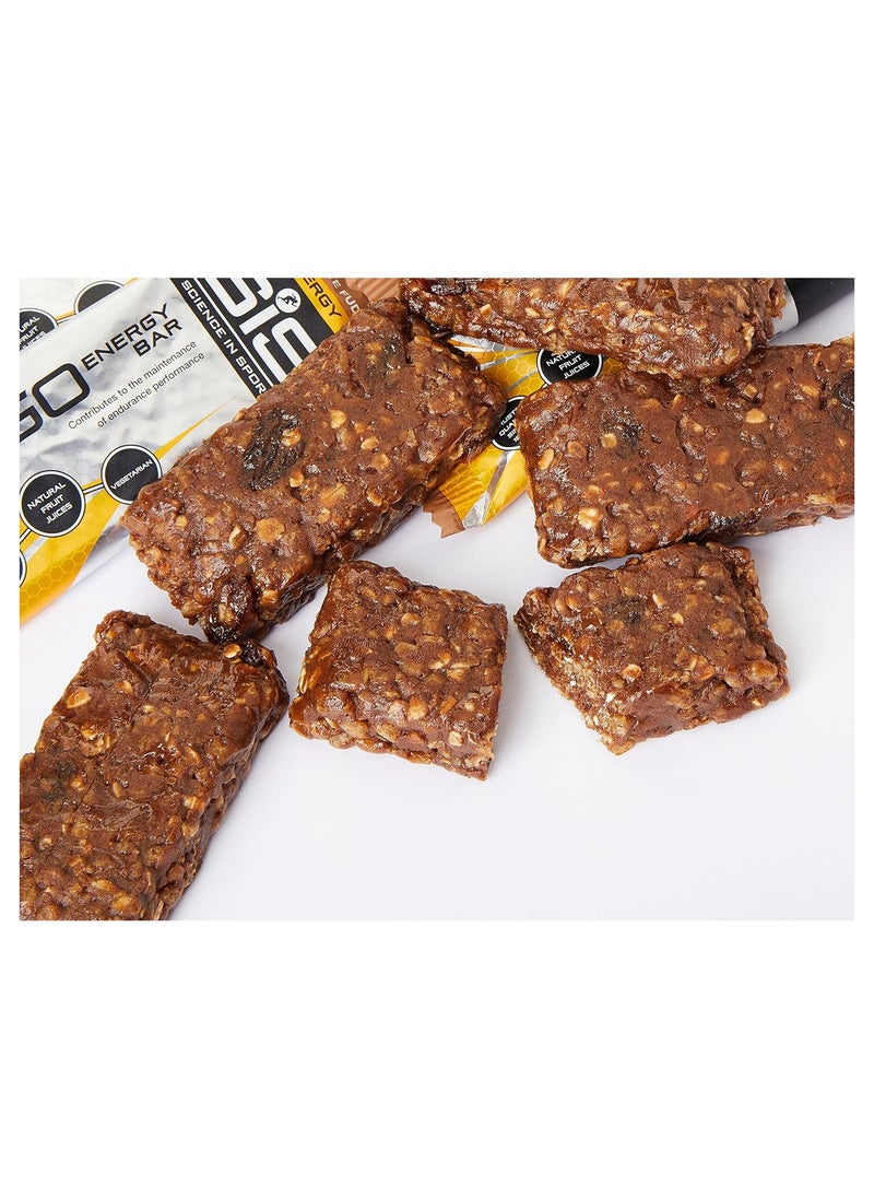GO Energy Bar Chocolate Fudge, contributes to the maintenance of endurance performance - Trusted quality since 1992,Natural Flavours Vegetarian - Chocolate Fudge