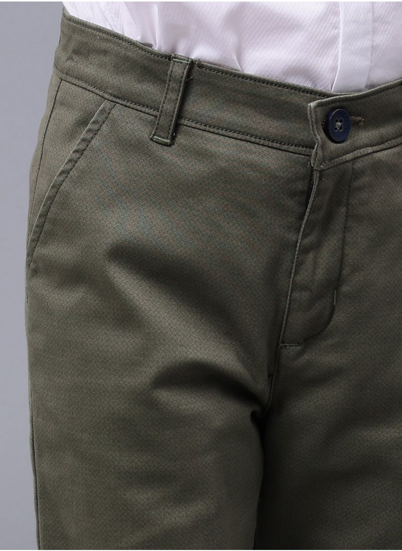 One Friday Kids Boys Cotton Grey Trouser