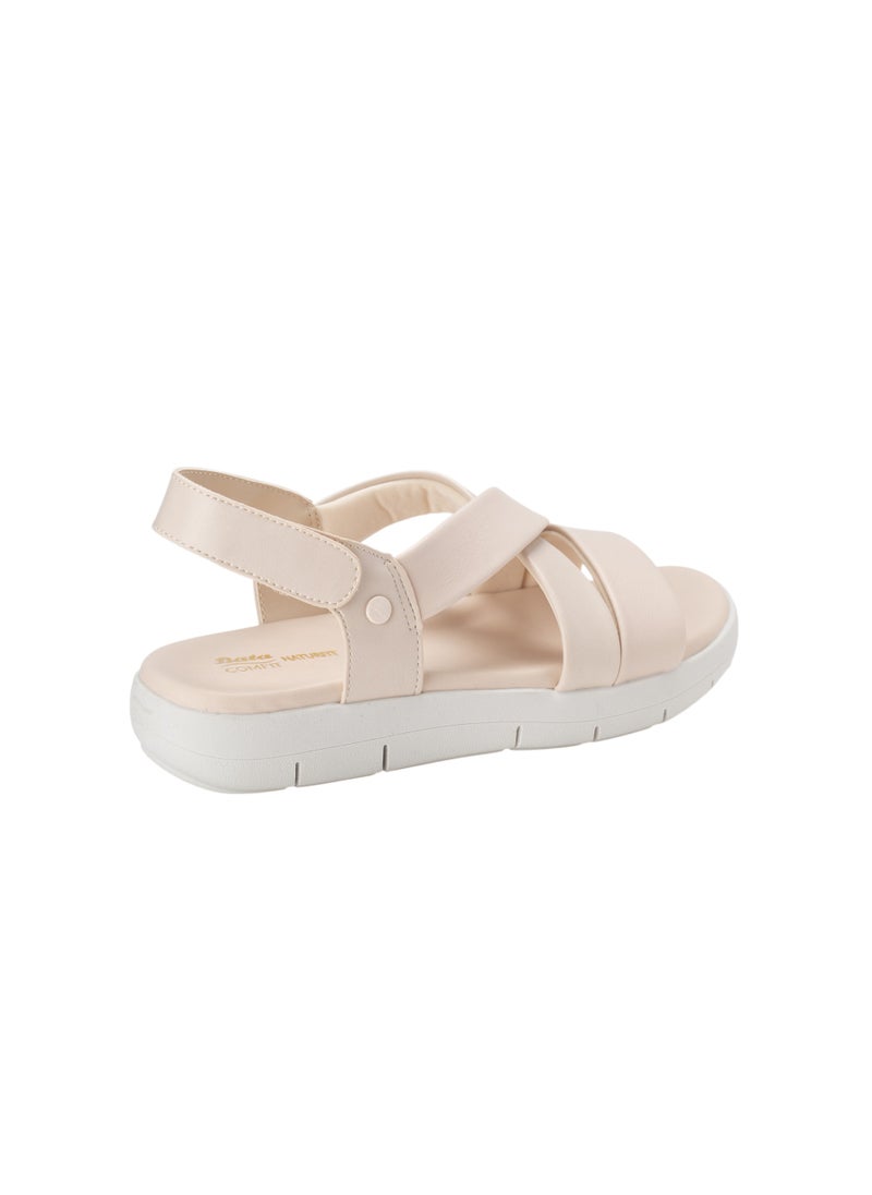 Casual  Women Ankle Strap Sandals Beige