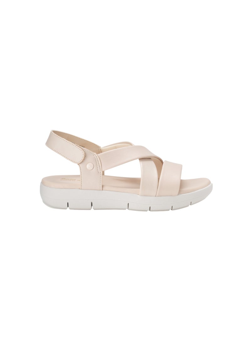Casual  Women Ankle Strap Sandals Beige