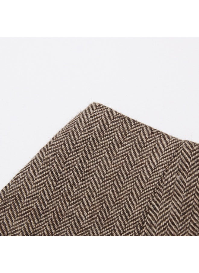 French Elegant Artistic A-Line Skirt with 3D Floral Design - Unique Women’s Midi Skirt