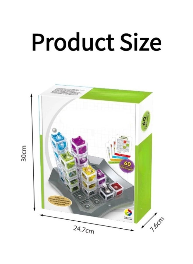Gravity Maze Marble Run Brain Game and STEM Toy for Boys and Girls Age 8 and Up 30x24.7x7.6 cm