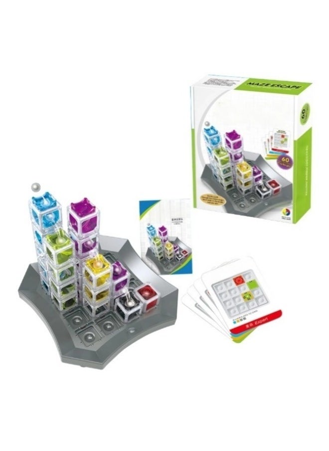 Gravity Maze Marble Run Brain Game and STEM Toy for Boys and Girls Age 8 and Up 30x24.7x7.6 cm