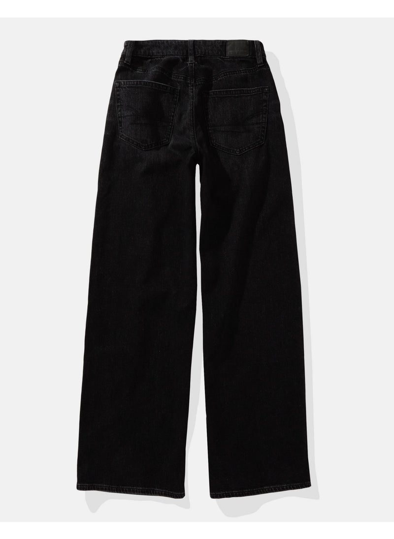 AE Strigid Super High-Waisted Baggy Wide-Leg Ankle Jean