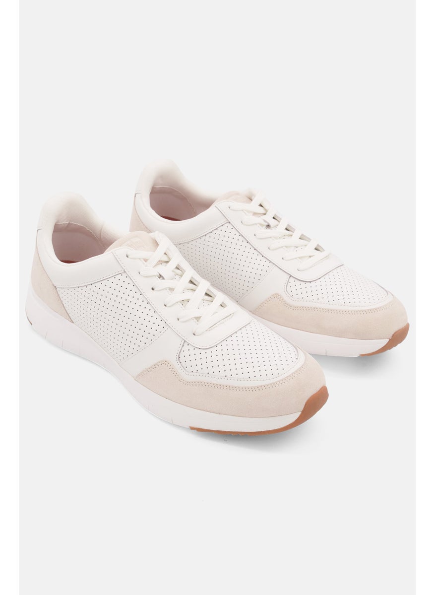 Men Anatomiflex Lace Up Casual Shoes, White