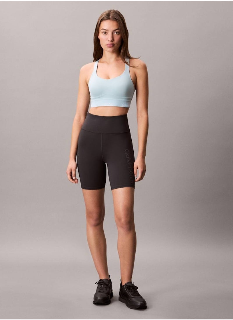 Women's High Support Sports Bra - Polyester Blend, Blue