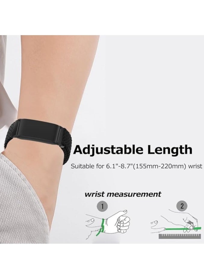 Braided Sport Replacement Band Compatible with Whoop 4.0 Fitness & Activity Tracker, Soft Polyester Elastic Strap Easy to Use and Perfect for Every Occasion