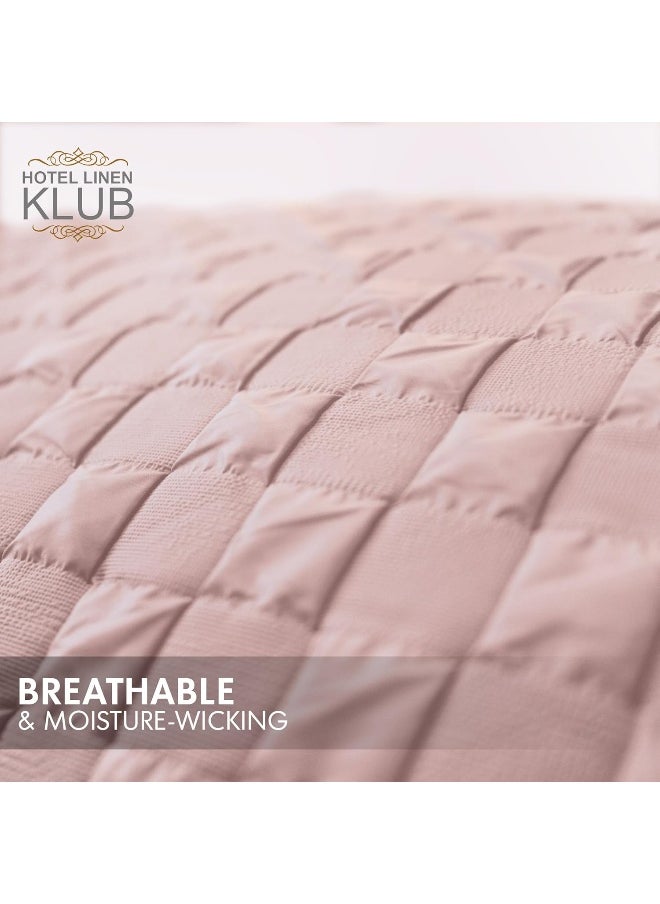 Hotel Linen Klub Pack of 2 Soy Bean Pillow – Premium Quality Cooling Touch Bed Pillow