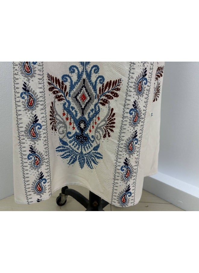 Muslim Women's Floral Maxi Dress