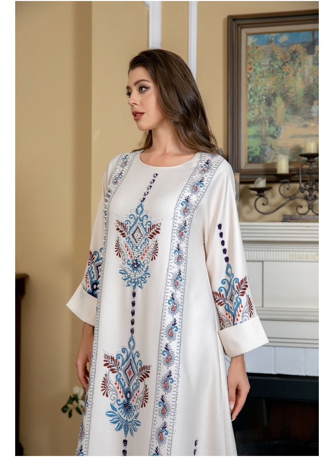 Muslim Women's Floral Maxi Dress