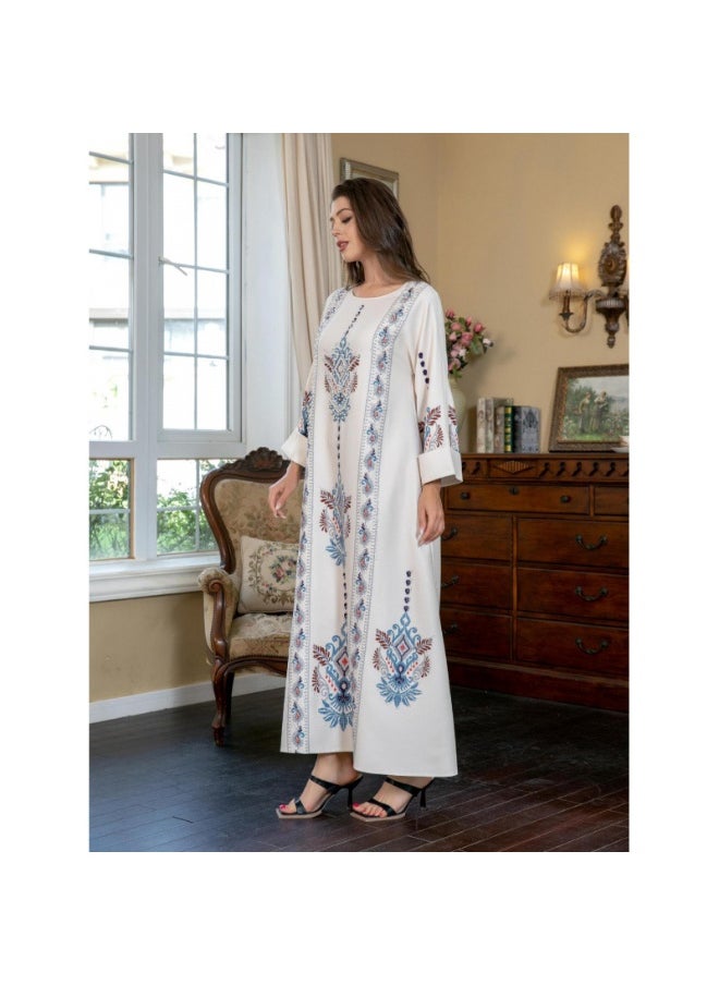 Muslim Women's Floral Maxi Dress