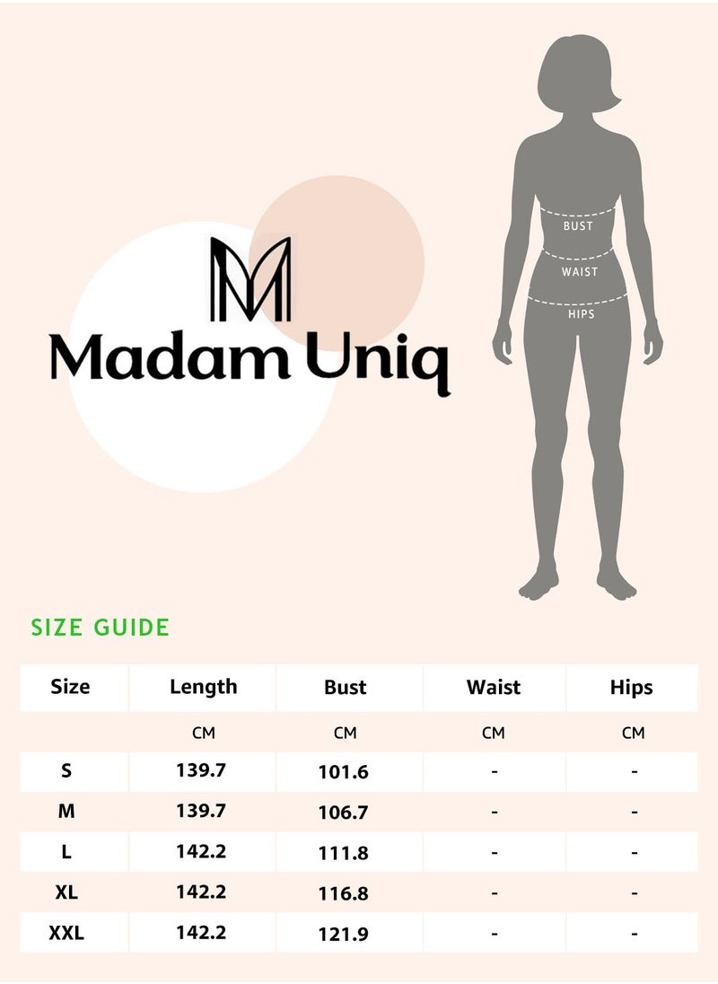 Muslim Women's Floral Maxi Dress