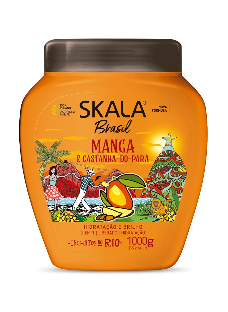 Manga Hair Treatment Cream 1000g – Nourishing & Hydrating Mask with Mango Extract