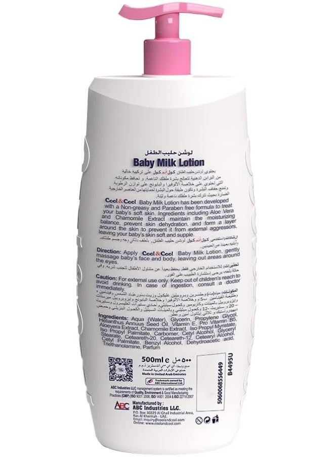 Pack Of 4 Baby Milk Lotion - 500Ml
