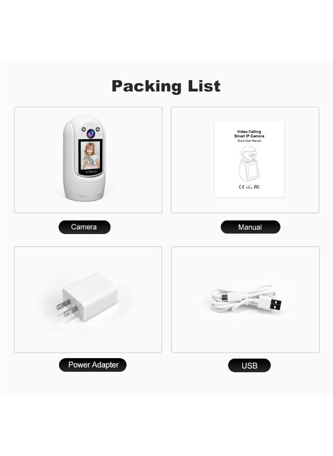 SriHome SH060 1080P Wi-Fi Smart Home Security Camera | Color Night Vision | Motion Detection | Two-Way Audio | Remote Access via App GTIN:6281004500322